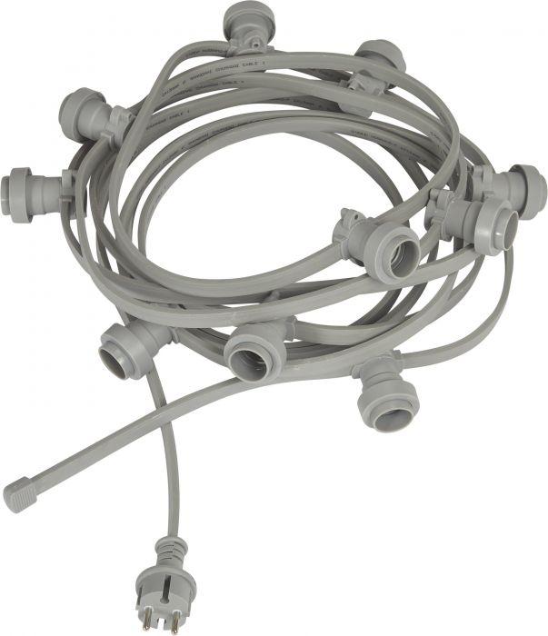 PR Bright light string Lyslenke Grå 7M IP44