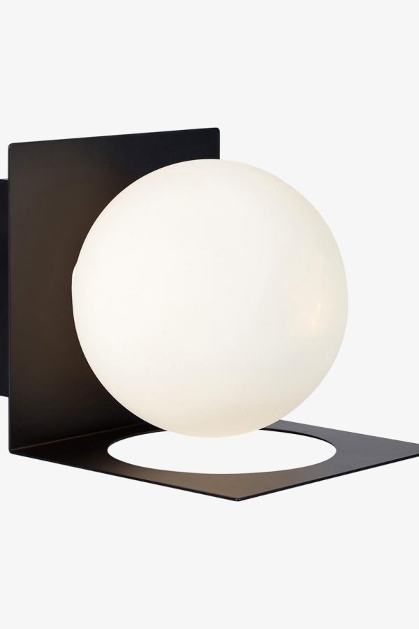 MLG Zenit vegglampe IP44 sort