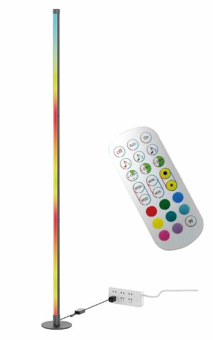 Nordesign Linq gulvlampe LED 12w (RGBIC) sort multi-control
