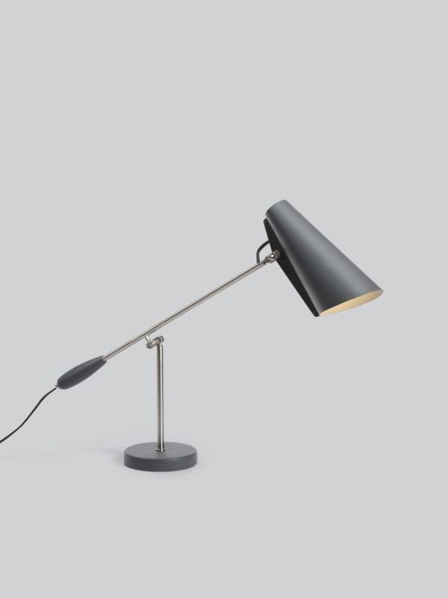 Northern Birdy Bordlampe grå E27