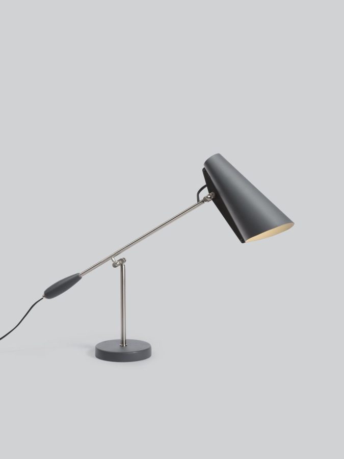 Northern Birdy Bordlampe grå E27