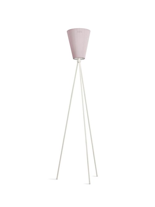 Oslo Wood Gulvlampe Hvit m/ Limited Edition Skjerm