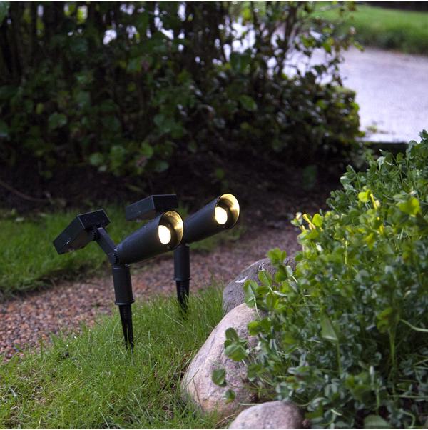 Star Powerspot solcelle 15lm sensor 2 pk