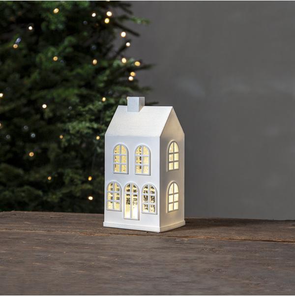 Star Vinter dekorasjon hus 15,5cm