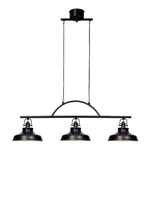 Cottex New Haven Sort Spisebordlampe 3 x E14