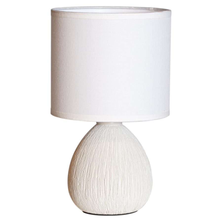 Cottex Madison bordlampe H13cm Beige/Hvit