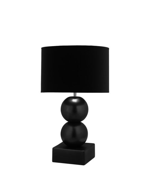 Envy Bilba 2SB MB Bordlampe 59cm Sort m/sort skjerm og gullinnside