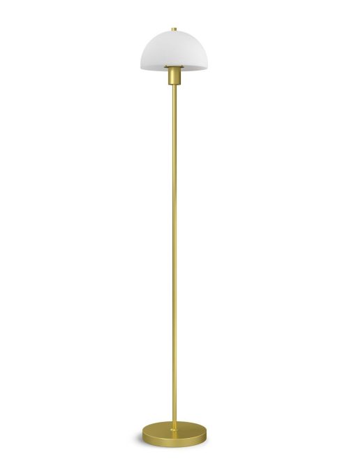 Herstal Vienda gulvlampe messing/glass E14