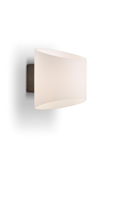 Herstal Evoke Oval vegglampe IP44 Antrasitt