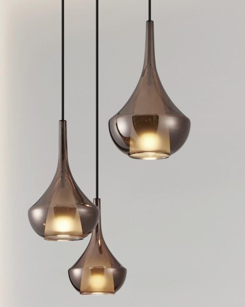 Eglo Almoster Pendellampe Rondell Bronse 3 x E27