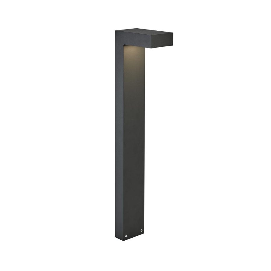 Norlys Asker 1314 Grafitt Utelampe Pullert 7,7W LED Asymmetrisk