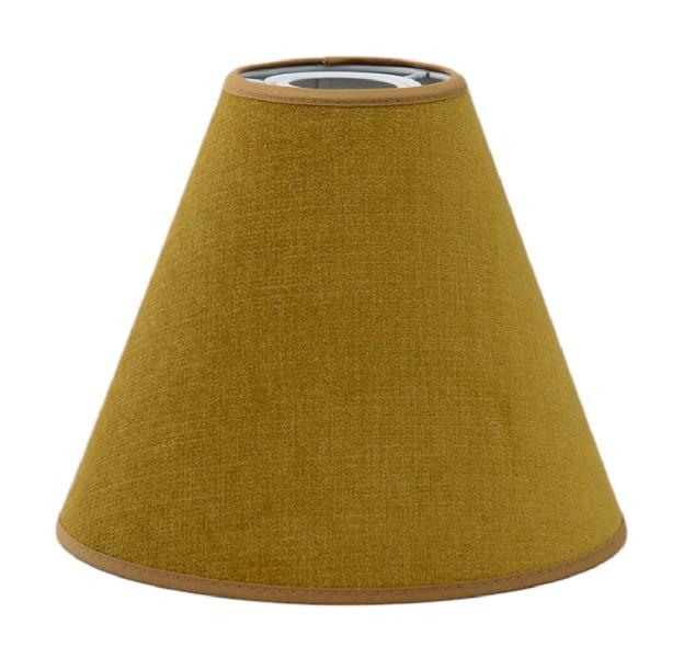 Hallbergs Skjerm Matrix Mustard 22cm toppring