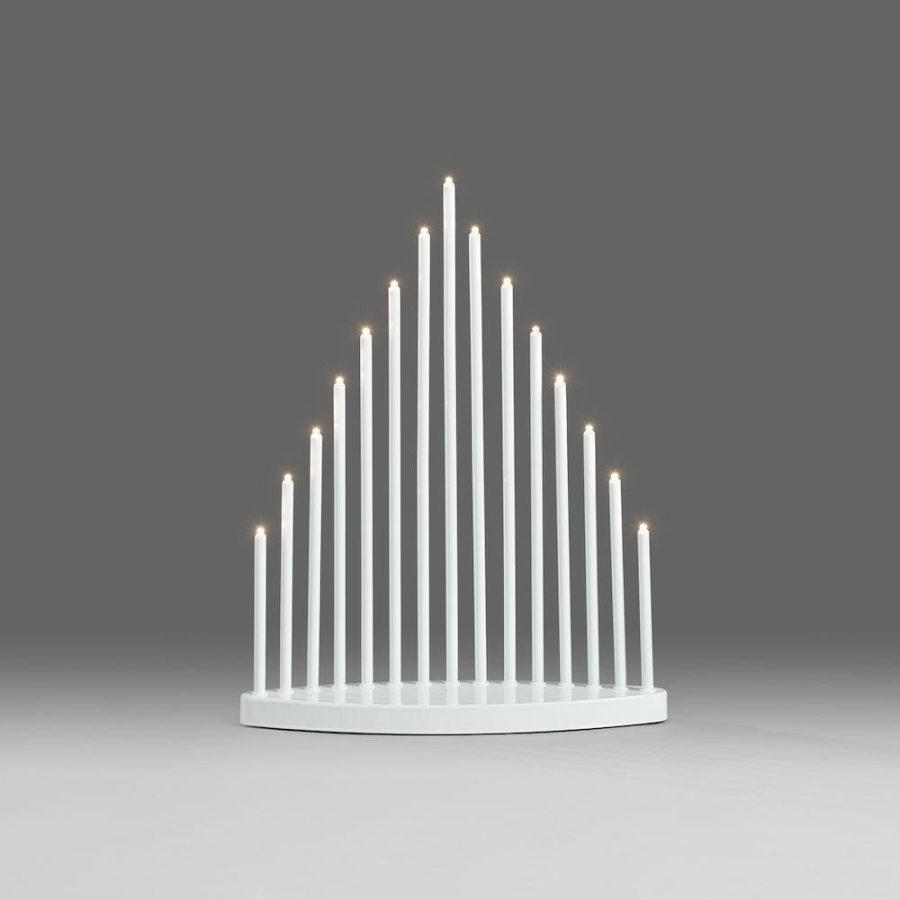 Konstsmide Adventsstake 15 LED hvit