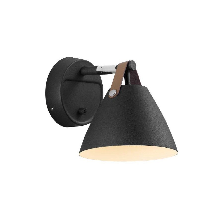 Nordlux Strap 15 Vegglampe Sort GU10 ekskl.