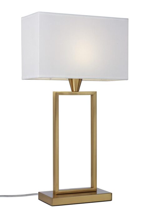 Cottex Kensington Bordlampe Børstet Messing