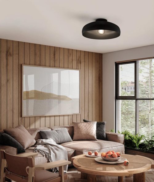 Eglo Mogano Taklampe Sort/sort E27 ø40