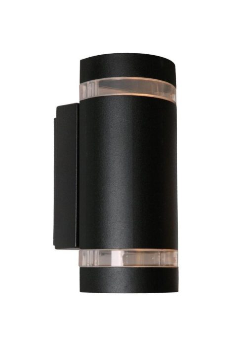 Nordlux Focus Sort Utelampe Vegg 2 x GU10 IP44