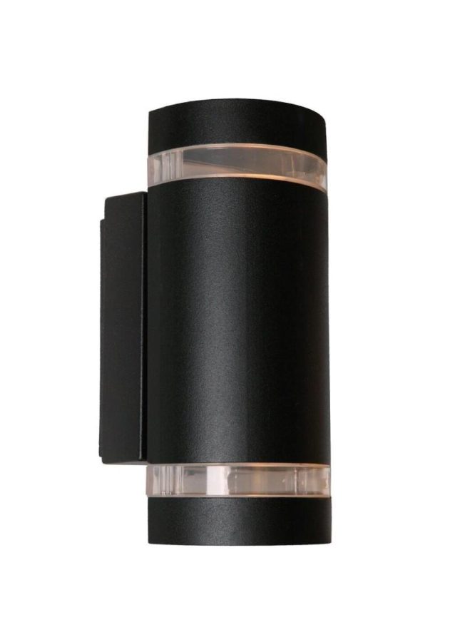Nordlux Focus Sort Utelampe Vegg 2 x GU10 IP44