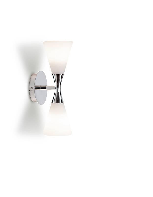 Herstal Harlekin Vegg Duo Krom 2xE14