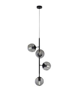 Nordesign Emrik Pendel sort 4xE27 u/glass