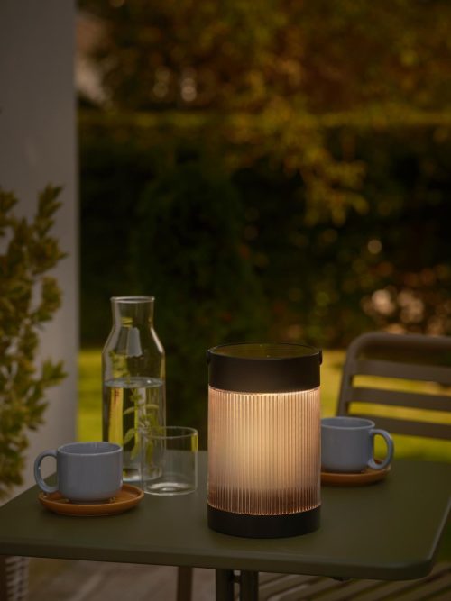 Nordlux Coupar Solcelle Oppladbar Bordlampe Sort
