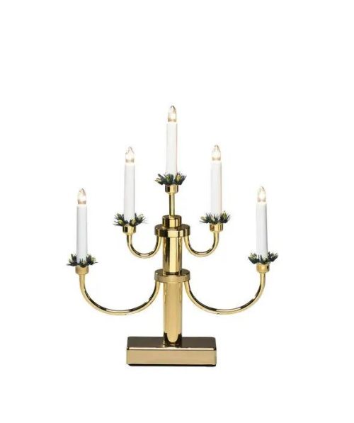 Konstsmide "Irene" Adventstake 5-armet messing