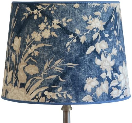 Hallbergs Skjerm Eliza Floral Blå 30cm