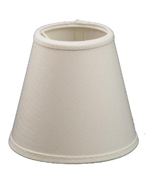 Hallbergs skjerm Chintz 11 cm hvit