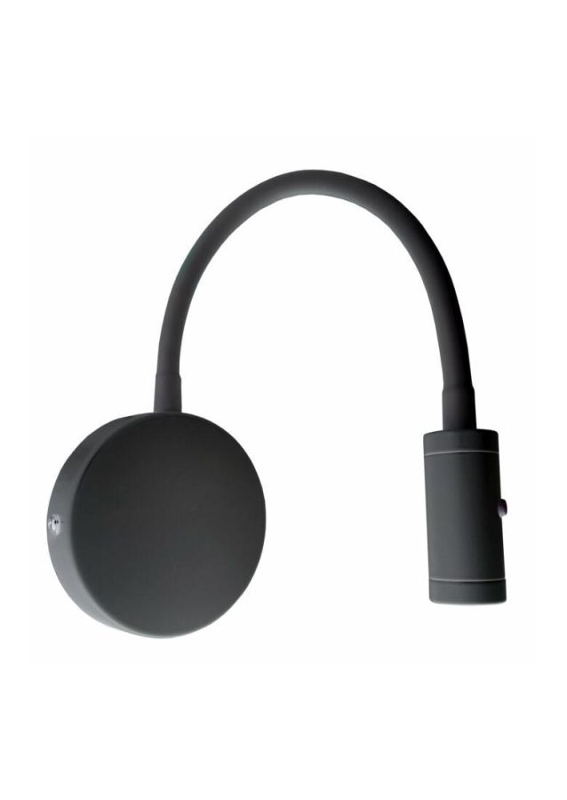 Nordesign Flexi Vegglampe LED 3W 300lm 2700K Sort Dim