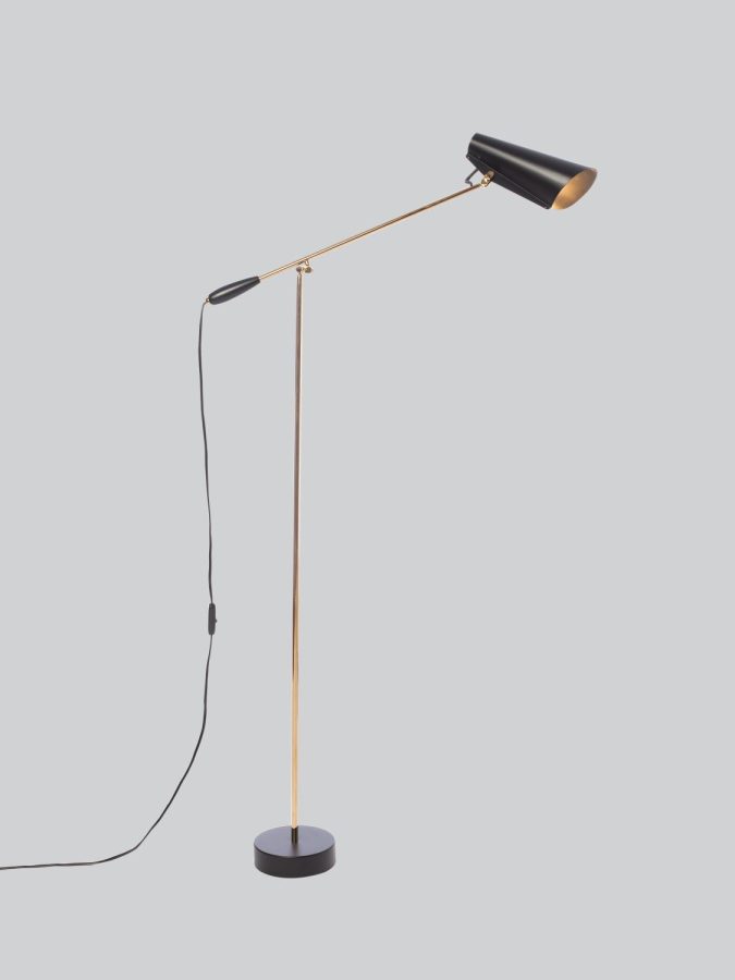Northern Birdy Leselampe Gulvlampe Sort/mess E27