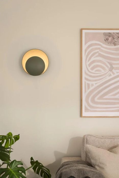 Globen Orbit mosegrønn vegg E14