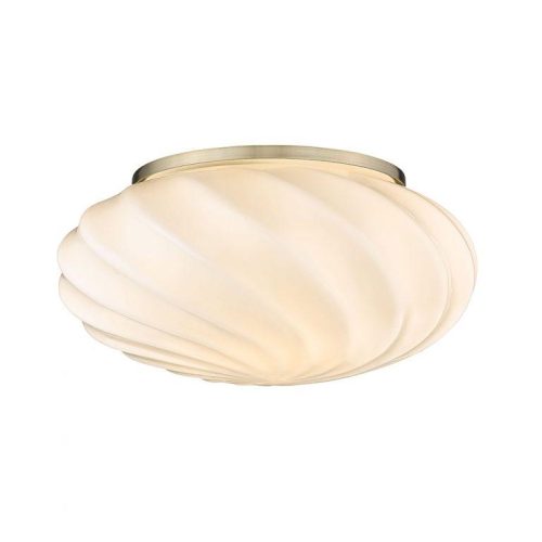 HaloDesign Twist Plafond Ø25 Opal/messing G9
