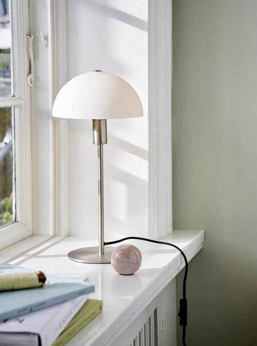 Nordlux Ellen bord opal stål E14