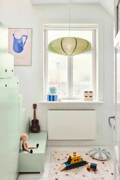 Nordlux Villo Rispapir Taklampe Ø60 Støvgrønn