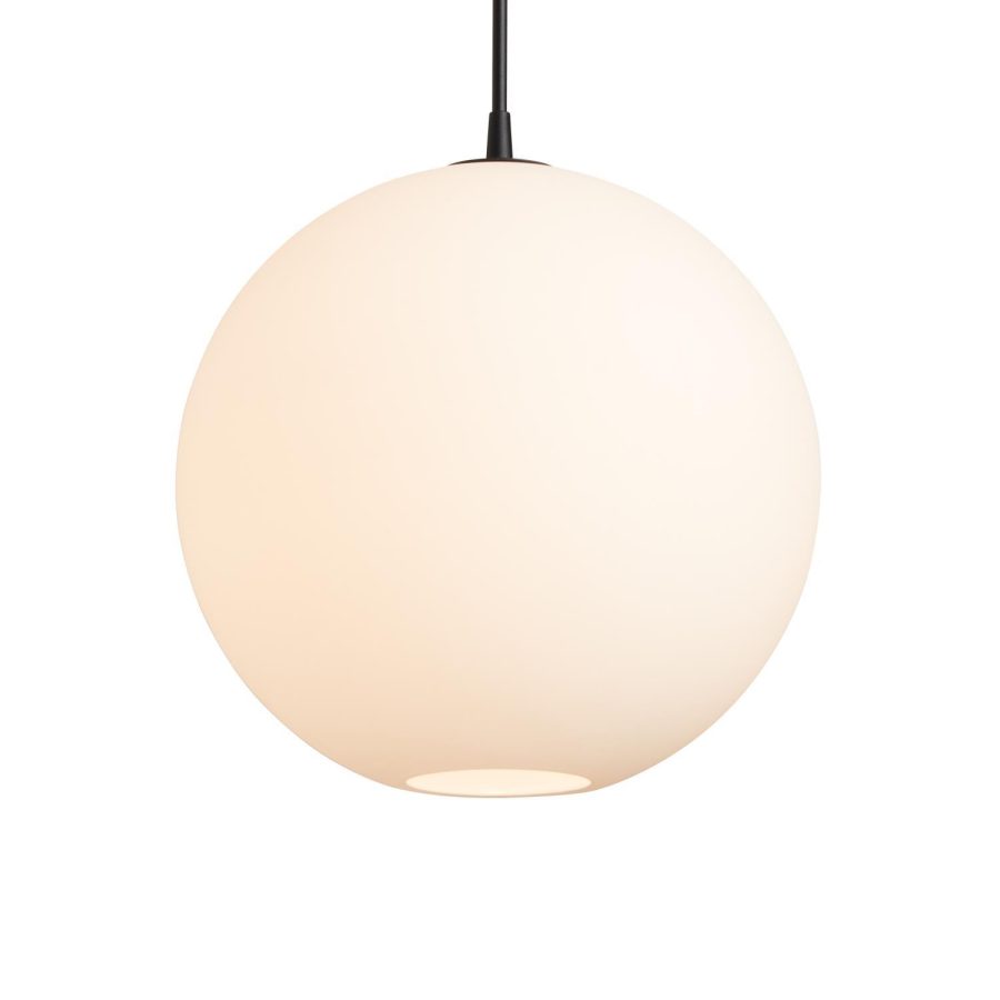 Belid Capo pend Ø40 Opal /sort ledning