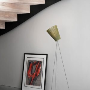 Northern Oslo Wood Gulvlampe Lys Grå u/skjerm E27