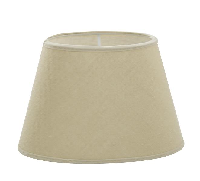 Hallbergs Skjerm Carolin Hvit  33cm oval