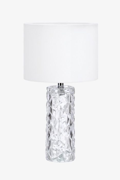 Marksløjd Madame bordlampe glass m/hvit skjerm