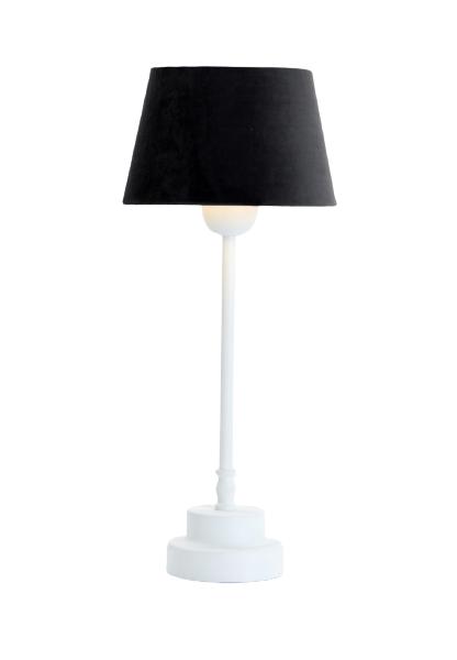 MS Ruben-1 Hvit bordlampe u/skjerm