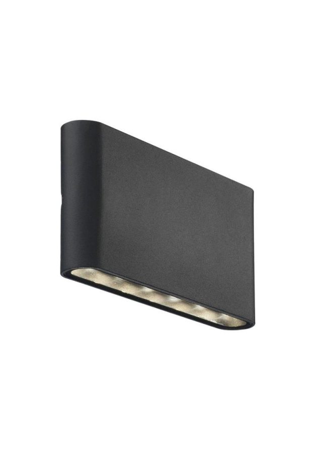 Nordlux Kinver Sort Utelampe Vegg 6W LED IP44