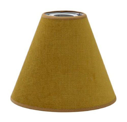 Hallbergs Skjerm Matrix Mustard 22cm toppring