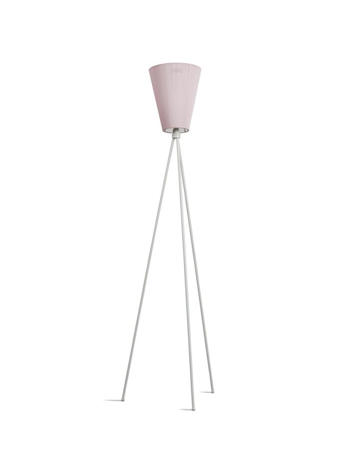 Oslo Wood Gulvlampe Lys Grå m/Limited Edition skjerm