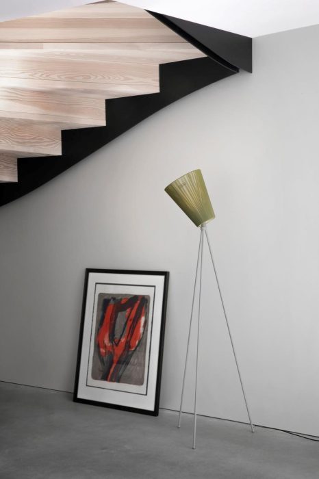 Northern Oslo Wood Gulvlampe Lys Grå u/skjerm E27