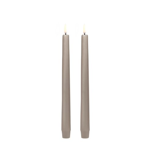 Uyuni Kronelys Sand 2pk 2,3 x 25cm LED