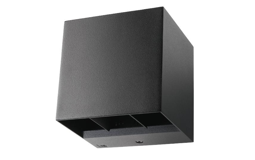 SG Artes Sort Utelampe Vegg 8W LED 2700K Dimbar