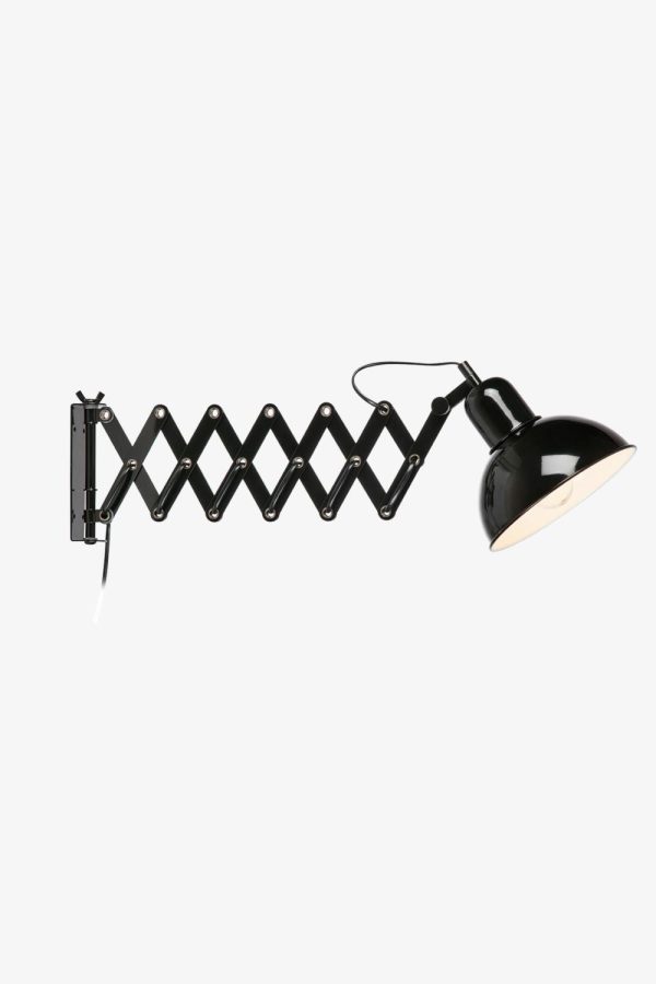 Marksløjd Riggs Vegglampe sort
