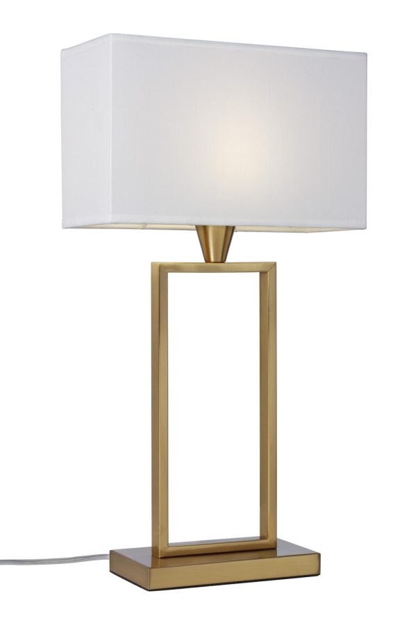 Cottex Kensington Bordlampe Børstet Messing
