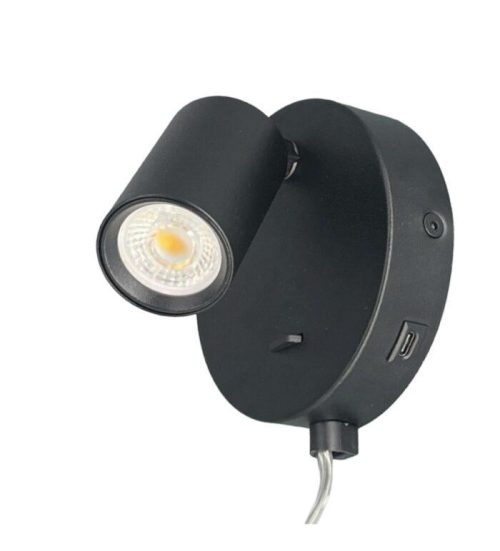 Nordesign OZ mini R K1 Vegg USB Sort