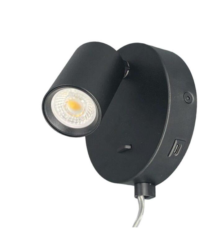 Nordesign OZ mini R K1 Vegg USB Sort