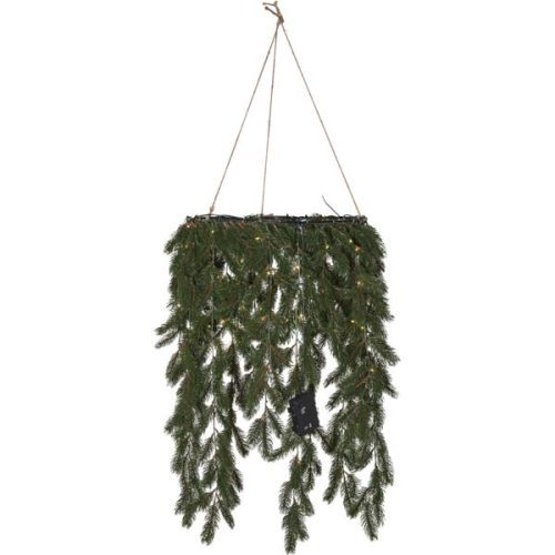 Star Erna Hengende Krans over bord m/lys 50cm batt/timer